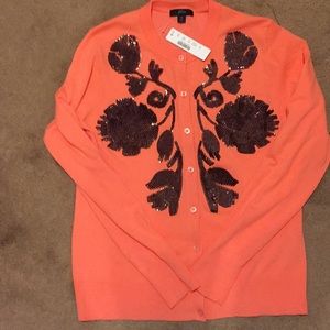 J. Crew Embellished Cardigan